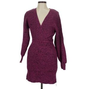 GANNI Long Sleeve Wrap Dress – NWT
